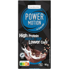 frankonia CHOCOLAT Power Motion No Sugar Added, High Protein Lower Carb Chocolate Crisp, 90 g