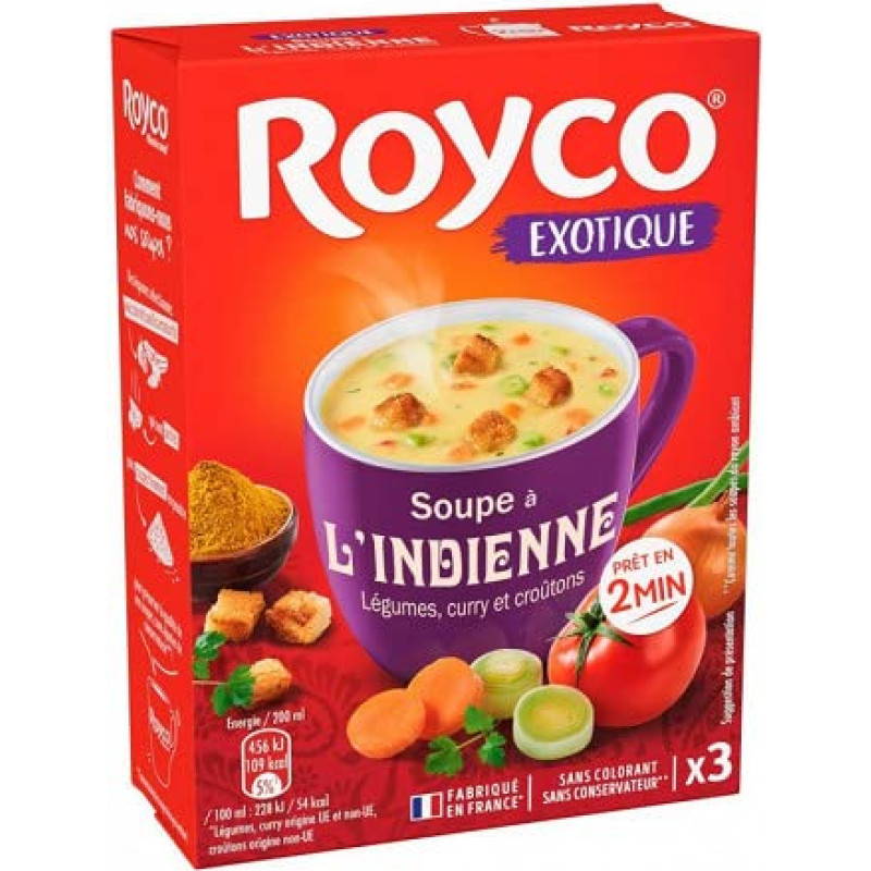 Indianersuppe 75 g | Royco | (4 Stück) | Geriausias pasiūlymas