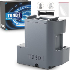 Spaceink T04D1 techninės priežiūros dėžutė, suderinama su Epson WF-2960DWF ET-3850 ET-4850 ET-5150 ET-M1180 ET-15000 ET-M1170 ET-5170 WF-2880DWF ET-3750 ET-4750, techninės priežiūros konteineris T04D1 04D1 T04D100