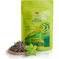 Jiaogulan - Immortality Herb 100 g Pure Natural Product from Mountain Region of Northern Thailand - Premium Quality, without Stems, Tested, Carefully & Handcrafted