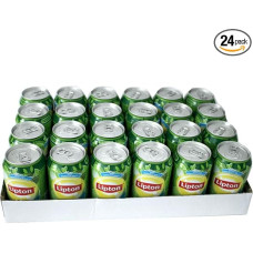 Lipton Ice Tea Green Tea 24 x 0.33 Litre Tin (Iced Tea)
