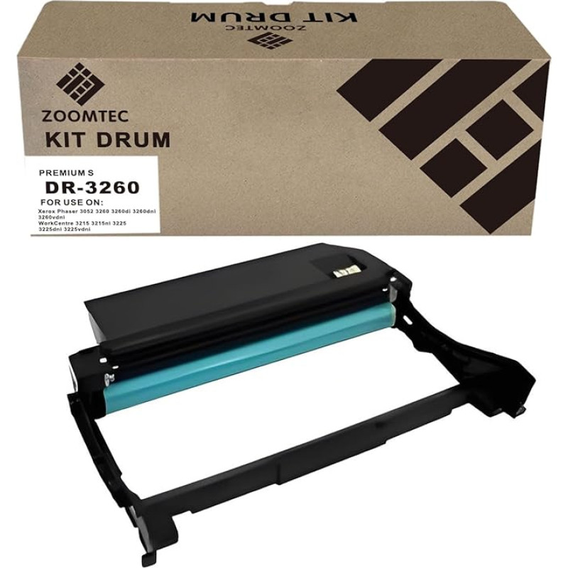 DR-3260 DR 3260 Bildtrommel Kompatibilus su spausdintuvu Xerox Phaser 3052 3260 3260di 3260dni 3260vdni 3260vdni WorkCentre 3215 3215ni 3225 3225dni 3225vdni 3225vdni Drucker (1x Schwarz)