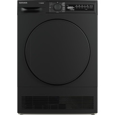 Telefunken T-11-400-DI Condenser Dryer / 7 kg Dryer with 15 Programmes, Delay Start Time, Wrinkle Protection and Reversing Drum Movements, Dark Inox