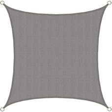 AMANKA 2 x 2 m UV tentas, kvadratinis, pralaidus vandeniui, apsauga nuo saulės balkonui, terasos stogui, privatumo uždangalas, sodui, stoglangis nuo saulės, terasai, batutui, pavėsinei, karavanui, baseinui, kempingui