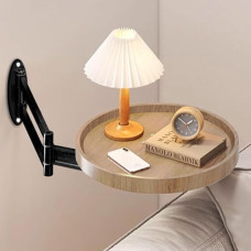 Sieninis sulankstomas stalas Apvalus sieninis sulankstomas stalas Mažas sulankstomas stalas Sieninis išskleidžiamas plaukiojantis naktinis staliukas Erdvės taupymas miegamajame Gyvenamasis kambarys Balkonas