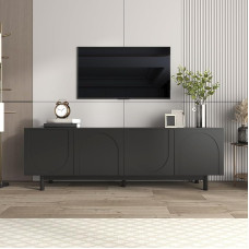 WASAGA Moderni TV spintelė Reguliuojamos įdėtinės plokštės Lengvi televizoriaus baldai 