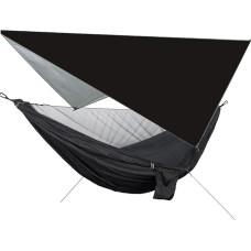 Ovyuzhen Outdoor Hammock with Mosquito Net and Rain Fly Quick Drying Parachute Nylon Camping Hammock Tents for Trekking, Travel, Beach, Garden