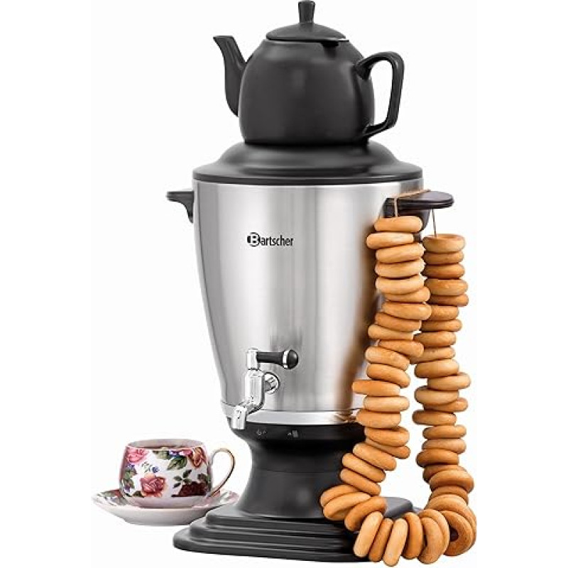 Samovar Bartscher 191.004 Stainless Steel Tea 3.2 Litres