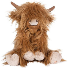 Wrendale PLUSH009 Plush Toy, West Highland Cow, Gordon, 24 cm x 13.5 cm x 12 cm