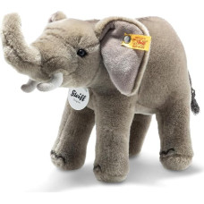 Steiff Cuddly Toy Zambu Elephant, Cute Stuffed Toy with Plastic Eyes, Children, Boys & Girls, Plush Toy 23 cm, Brown, 064999