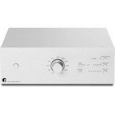 Pro-Ject Phono Box DS3 B, Symmetrical & Discreet Dual Mono Phono Stage, Silver