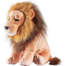 Wild Republic Artist Collection Lion Gift for Kids 38cm Plush Toy Stuffing Material Made from Spun Recycled Water Bottles