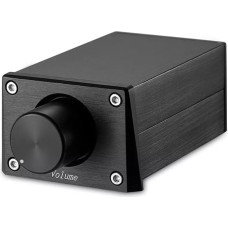 Nobsound High Precision Passive Preamp Volume Controller VOL Control HiFi Preamplifier ALPS (RCA&HiFi Version, Black)