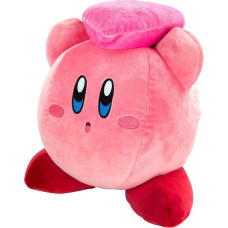 Club Mocchi Mocchi Tomy Kirby Heart Mega Plush Toy 38 cm from the Nintendo Universe - Super Soft and Ideal for Collectors - Whether Girls and Boys from 3 Years - T12787, Multicoloured