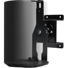 shinar Metal Wall Mount Compatible with Sonos Era 100, Sonos One, One SL and Play:1, Swivels up to 360°, Tilts -70°/+70° (Up and Down, Left and Right) with Cable Management Black