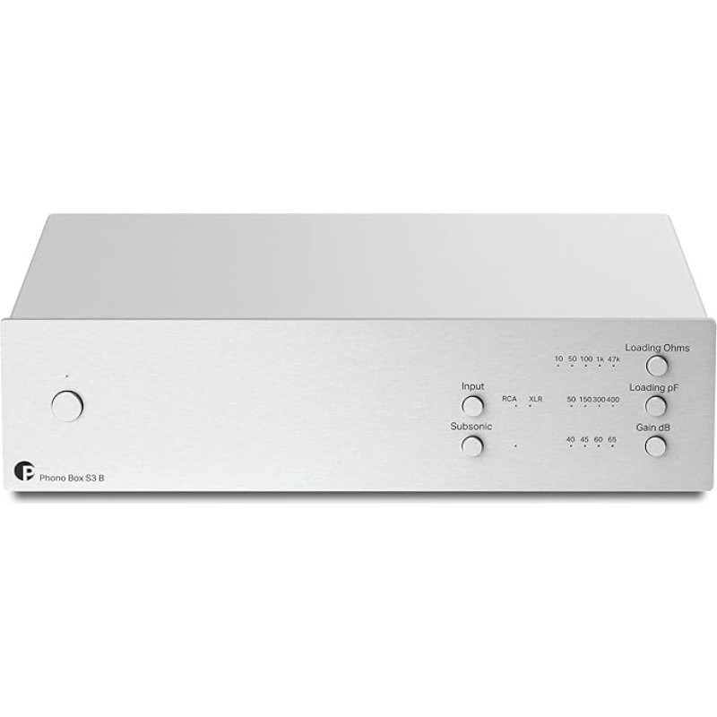 Phono Box S3 B Balanced Audioophile Phono Preamp - Silver