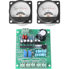 VU Meter VU Meter Plastic + Metal for CD Player Connections Electronics Projects for Computer Construction