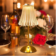 Krištolo stalinė lempa Belaidis LED akumuliatoriaus stalinis šviestuvas Nuostabus 3 spalvų jutiklinis šviestuvas Romantiška atmosfera Naktinis šviestuvas USB įkraunama naktinė šviesa gyvenamajam kambariui Miegamasis Sodas Restoranas Baras