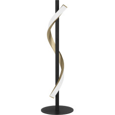 EGLO Conaprato LED stalinis šviestuvas, dizaino naktinis šviestuvas, reguliuojamas dekoratyvinis stalinis šviestuvas, pagamintas iš juodo metalo, šiltos baltos - šaltos baltos spalvos, aukštis 46,5 cm