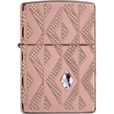 Zippo Lighter 49702 Armor® Geometric Diamond Pattern Design