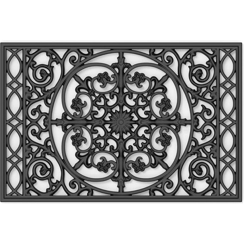 Guminis lauko kilimėlis, lietaus nepraleidžiantis kilimėlis, lauko durų kilimėlis, skirtas naudoti lauke ir prie įėjimo