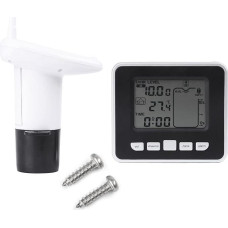 Lygio matuoklis Ultragarsinis lygio indikatorius Termometras Higrometras su temperatūros jutiklio ekranu Vandens lygio matuoklis cisternai Lietaus vandens rezervuarai