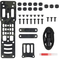 Modulinis pistoleto dėklo adapteris Metalinis suderinamas QLS platformos taktinis dėklas Drop Leg pakabinama prailginimo plokštė G-Code adapteris
