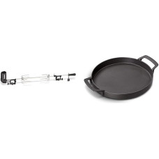 Enders Grill Skewer Pro, nerūdijančio plieno spalva ir perjungimo grotelių keptuvė, ketaus, dujinė kepsninė su rūdžių sistema, grilio grotelių priedai, dujinės kepsninės Monroe, Kanzasas, Bostonas, #7792