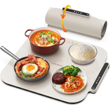 Elektrinis šildytuvas, nešiojamas ir sulankstomas elektrinis picų šildytuvas, reguliuojamos temperatūros, maisto šildytuvas, elektrinis šildytuvas, atšildantis ir šildantis maistą