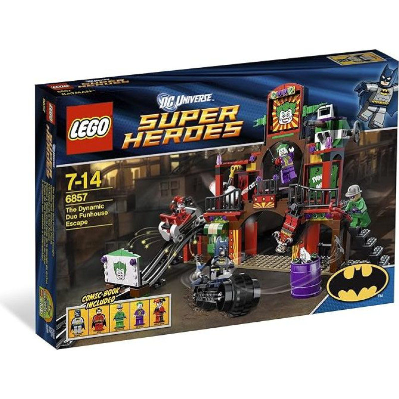 Lego Super herojai 6857 Batman Dynamic Duo Funhouse Escape