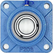 UCF grindų guolis, kvadratinio pagrindo guolis, veikia dideliu greičiu, sustiprintas pagrindas, skirtas didelėms apkrovoms (UCF208 (vidinis D 40 mm))