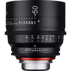 XEEN Cinema 50 mm T1.5 Sony E Full Format Lens MF Cine Video Lens for High Resolutions with Follow Focus Sprockets