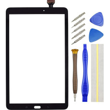 Samsung Galaxy Tab E 9.6 SM-T560 su 9.6 colių juoda juosta, įskaitant išmontavimo įrankius, jutiklinis skaitmeninis ekranas, skirtas Samsung Galaxy Tab E 9.6 SM-T560 su 9.6 colių juoda juosta