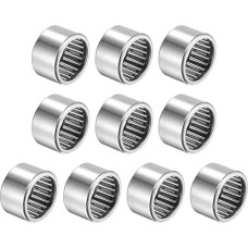 SCE1612 adatiniai guoliai 1 colio skylė 1-1/4 colio išorinis skersmuo 3/4 colio pločio chromuoto plieno atviras galas 10 vnt. pakuotėje