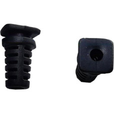 SPORTARC Kabelio rankovė Guminė įtempimo mažinimo kabelio apsauga 3,5 mm juoda 3 cm