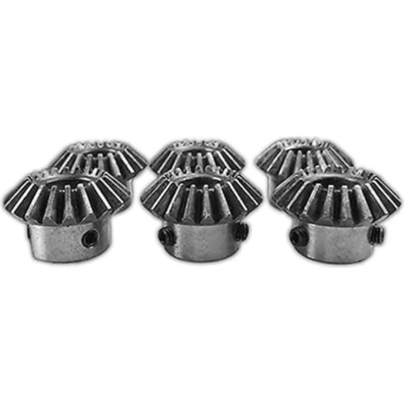 4 vnt. 1 m 20/22T vidinės skylės 6/7/8 mm krumpliaračių dantų spiraliniai aštrūs krumpliaračiai, 1 m 20 t, kiaurymė 8