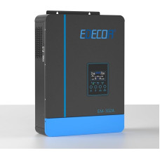 EDECOA 3000 W hibridinis 24 V - 220 V 230 V hibridinis inverteris 3,2 KVA/3000 W saulės energijos įkroviklis MPPT 80 A grynos sinusoidės bangos (ne elektros tinkle) su akumuliatoriaus įkrovikliu, maitinimo šaltiniu, saulės energijos įkrovimo valdikliu