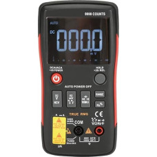 Q1 True RMS skaitmeninis multimetras - 9999 skaitiklių, automatinis / rankinis, AC/DC įtampos ir srovės matavimas su analogine juostine diagrama