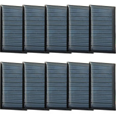 10 vnt. 5V 30 mA mini monokristalinio silicio saulės elementų modulis 