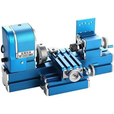 Mini-Drehmaschine mit 24 W, DIY-Werkzeug für Metall- und Holzbearbeitung, Hobby-Modellbau, geeignet für Schulen, Technikräume und naturwissenschaftliche Unterrichtsräume.