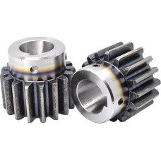 Mod 2 Ritzel 12T 14 15 16 17 18 19 20 21T Bohrung 6 8 10 10 12 14 15mm 45# Stahl Stirnrad 1Stk(2M20Thole18)
