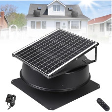 Solar-Dachlüfter mit 42-W-Solarpanel, mit Fernbedienung, solarbetriebener Lüftungsventilator, wasserdicht for den Heim- und Bauernhof