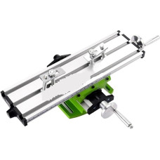 Fräsmaschine, Mini-Multifunktions-Werkbank mit Bohrschraubstock, Frästisch und X- und Y-Einstell-Koordinatentisch