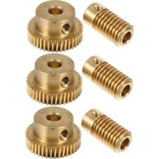 6 pakuočių pakuotė 40 Turbinos velenas Kompiuterio korpuso narvelis Sliekas Ratų vairavimo sliekas Reduktoriaus variklis kūginis kūginis krumpliaratis Sliekas Veleno pavara Mažas modulinis sliekas Auksinis varis