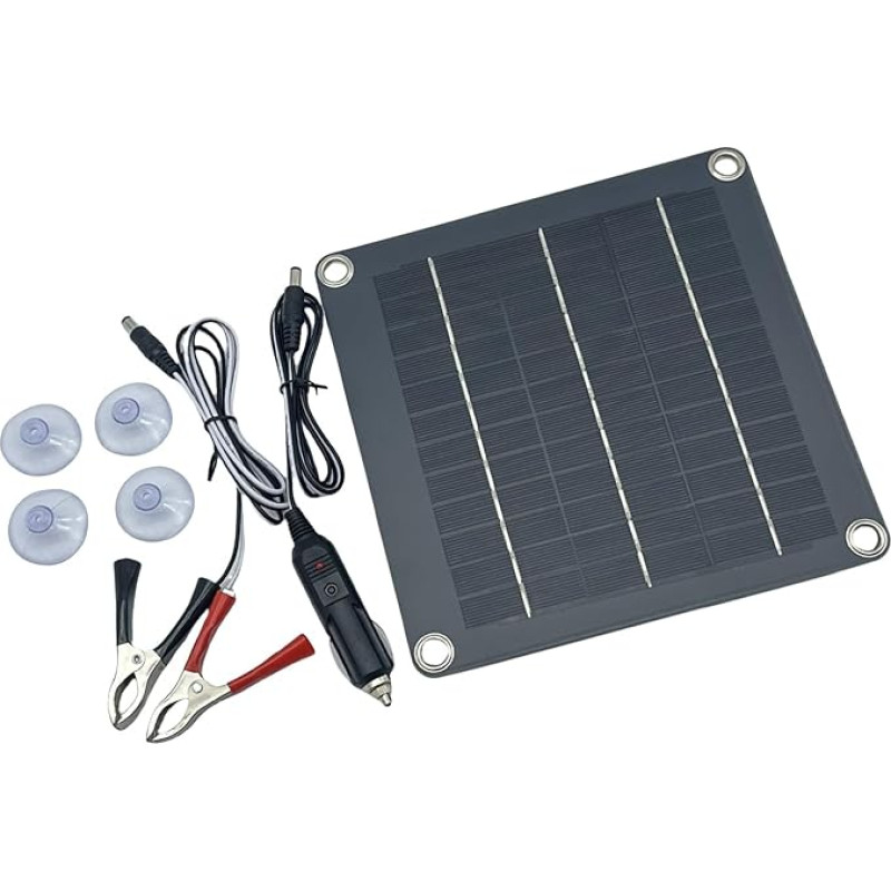 10 W 12 V Solarmodul, tropfende Klebstoffplatte mit Draht-Solarsystem-Modul für Wissenschaft und Technologie, dauerhafte erneuerbare Energiequellen