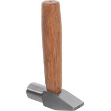Entenschnabelhammer Kleiner mit Holzgriff Rutschfest Kurzer Griff Polierter Hammerkopf für Schmuckherstellung Reparatur Schreiner und Bastelarbeiten