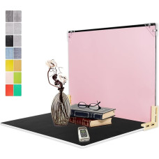 EMART 40 x 30 cm nuotraukų fono rinkinys su 7 dvipusio fono popieriaus vienetais, nedidelis produktų fotografijos atšvaitas juvelyriniams dirbiniams, laikrodžiams, maisto produktams ir elektronikos gaminiams