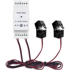 PV-System, Stromverbrauchsüberwachung, 16 A, maximale Last, Curr-Tuya-kompatibel, einphasig, Solarenergie-Messgerät mit WLAN und Klemme für (200 A)