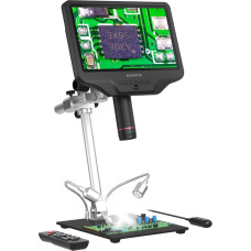 Andonstar AD409 Pro HDMI skaitmeninis mikroskopas, 10,1 colio litavimo mikroskopas, 300X USB elektroninė mikroskopo kamera, skirta profesionaliam PCB litavimui, PCB, palaiko Windows PC