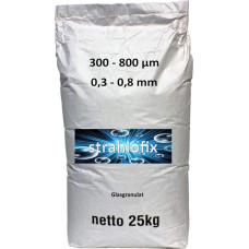 25 kg smėliavimo medžiagos Stiklo granulės Sudaužytas stiklas (300-800 µm)